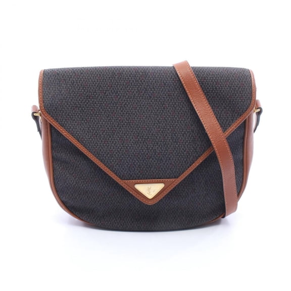 Pre-Owned Yves Saint Laurent shoulder bag/handbag, coated canvas and leather, women's,...