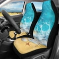 thumbnail image 2 of Yuyamidu Starfish Shell Car Front Seat Covers Seadie Front Seat Cover Waterproof Automotive Accessories Easy Installation for Cars, SUVs and Trucks, 2 of 7