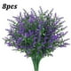 thumbnail image 1 of Lavanda artificial 5 ramas de plástico falso ramo de flores de simulación de boda, púrpura 1 8 piezas Speravity HA8797-01B, 1 of 6
