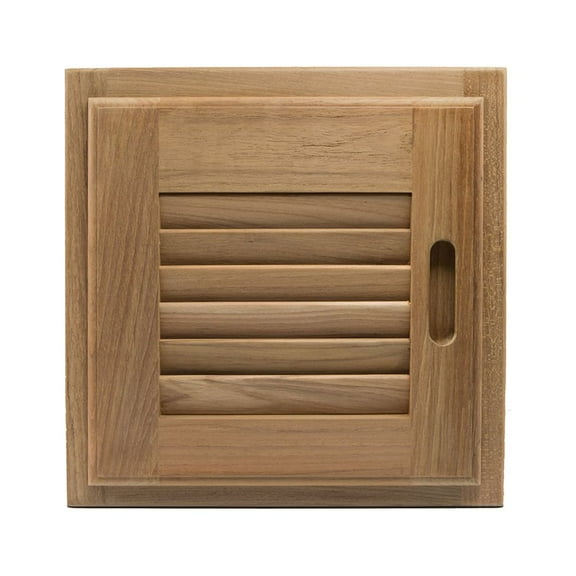 Whitecap 60720 Teak Louvered Door and Frame Righthand Opening
