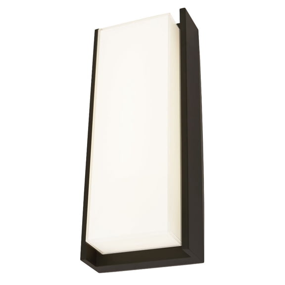 50011ODW-MB-Titon Abra Lighting Titon - 17 Inch 20W 1 LED Wall Sconce-Matte Black Finish