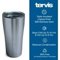 thumbnail image 3 of Tervis Triple Walled Dragonfly Mandala Insulated Tumbler Cup Keeps Drinks Cold & Hot, 20oz, Stainless Steel, 3 of 12
