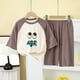thumbnail image 2 of Odeerbi 1-13 Años Niños Niñas Pijama de Verano de Modal Con Manga Corta Conjunto de Pantalones Cortos Raglan Ropa de Dormir Ligera Conjunto de Pijama, 2 of 5