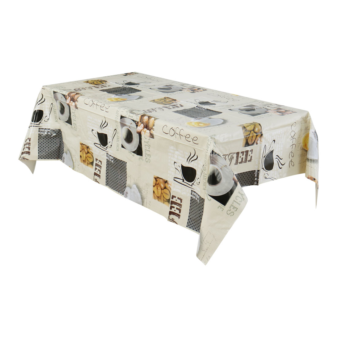 PiccoCasa Wipe Clean PVC Vinyl Tablecloth Dining Kitchen Table Cover