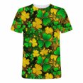 thumbnail image 4 of biudgviw Saint Patricks Day T Shirts for Men Print Short Sleeve Tops Fashion Casual Crewneck Loose Fit Tees for Festival Party, 4 of 5