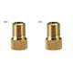 thumbnail image 2 of Greeniant Paquete de 10 Presta a Schrader Operación simple Ahorro de fuerza Adaptación de la bomba Convertidor de válvulas de mantenimiento de Type2 NO2, 2 of 6