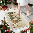 thumbnail image 2 of Virelaxpo 3D Embroidery Christmas Doormat 40x60cm with Non-Slip Backing - Absorbent and Dirt-Proof Floor Mat for Entrance,Kitchen,and Holiday Decor, 2 of 6
