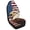 Eagle USA Flag, variant on Uourmeti Car Seat Cover Full Surround Polyester, Compatible with Car Interior, Fit for Cars Automobile, Skull And Rose Print
