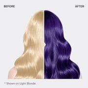 Splat Original Complete Kit, Semi-Permanent Hair Dye with Bleach, Purple Desire
