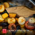 thumbnail image 6 of Nexgrill 35-Inch Wooden Seafood Boil Paddle and Skimmer Spoon 18-Inch Chrome-Plated Steel Fryer Scoop, Combo Pack of 530-0119 + 530-0201, 6 of 7