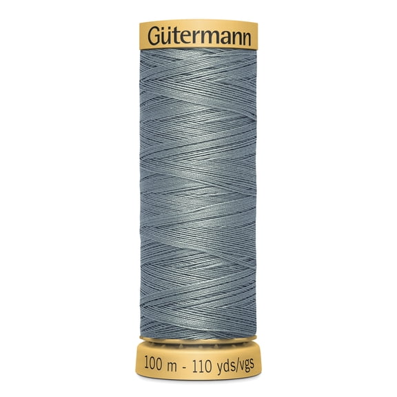 Gutermann Natural Cotton Slate Thread, 110 Yd.