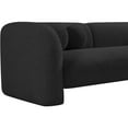 thumbnail image 6 of Meridian Furniture Emory Black Boucle Fabric Sofa, 6 of 15