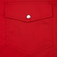 thumbnail image 4 of COEVALS CLUB Men's Western Cowboy Embroidered Shirts Long Sleeve Pearl Snap Dress Button up Cotton Shirts P3-4 Red Small, 4 of 7