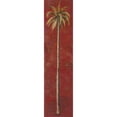 thumbnail image 3 of Pinto, Patricia 9x24 Black Modern Framed Museum Art Print Titled - Red Palm I, 3 of 5