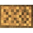 thumbnail image 1 of Ahgly Company Indoor Rectangle Checkered Brown Modern Area Rugs, 7' x 9', 1 of 4