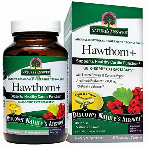 Nature's Answer Extractacaps Nutritional Supplement, Hawthorn, 90 Count