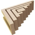 thumbnail image 6 of 4"W x 12"D x 8"H Classic Landon Rough Cedar Woodgrain TimberThane Corbel, Primed Tan, 6 of 6