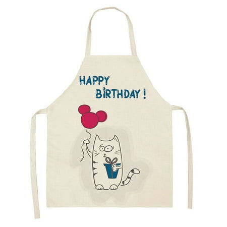 

Clearance Parent adult the Family Kitchen Valentine s Day Print Linen Family Aprons