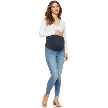Sofia Jeans by Sofia Vergara Women's Maternity Rosa Curvy Jeans with Full Belly Band