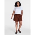 thumbnail image 2 of Time and Tru Women's Poplin Short, Sizes XS - XXXL, 2 of 6