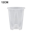 thumbnail image 1 of Bgsha Clear Plastic Orchid Pots With Holes Transparent Flower Pot Succulents Plant, 1 of 8