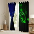 thumbnail image 3 of Feelyou Video Gaming Curtains (2, 52x84), Teen Blue Green Console, 3 of 6