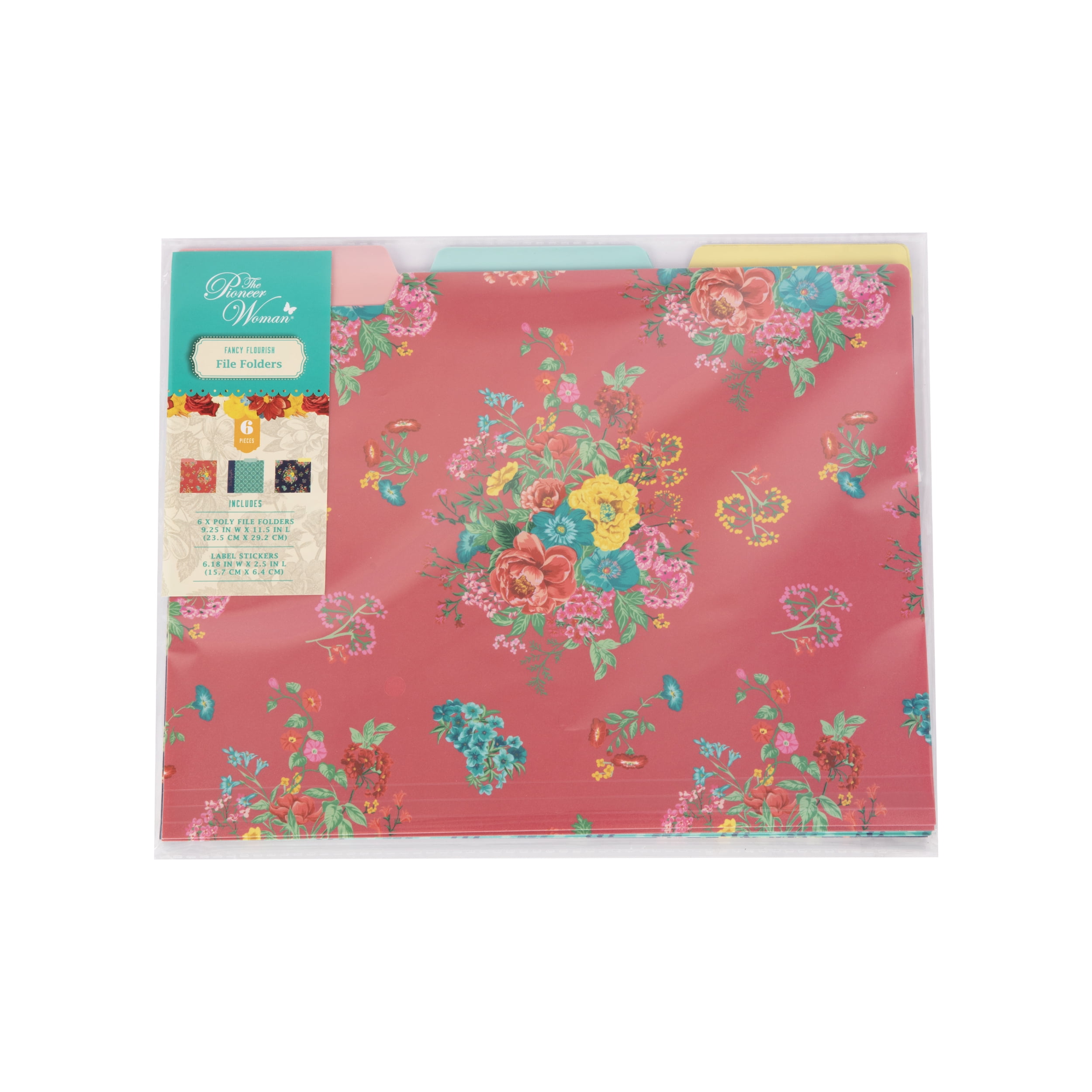 The Pioneer Woman Fancy Flourish 7Piece File Folder Set