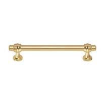 Utopia Alley 10pcs Athen Pull Handle - Decorative Cabinet Drop Pull Handles- Vintage Cabinet Hardware with Hand Finished Polished Gold - Metal Drawer Pull Handle, 5.0" Center to Center