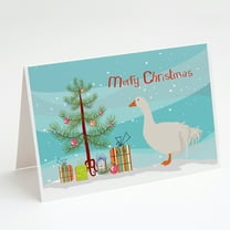 Sebastopol Goose Christmas Greeting Cards and Envelopes Pack of 8