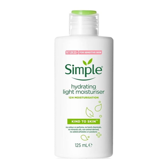 Hidratante facial Simple 125 ml