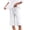 White, variant on ZSQDM Womens Casual Solid Side Pockets Pants Shorts Elastic Waist Back Pockets Daily Shorts Shorts for women