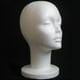 thumbnail image 3 of Female Styrofoam Mannequin Manikin Head Model Foam Wig Hair Glasses Display, 3 of 6