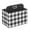 Black/White, variant on mDesign Holiday Storage Box for Gift Wrapping/Bows, Buffalo Plaid Black/White