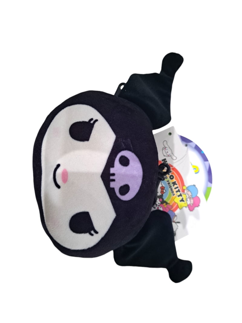 Kuromi Sequin Backpack with Plush Coin Purse Keychain 