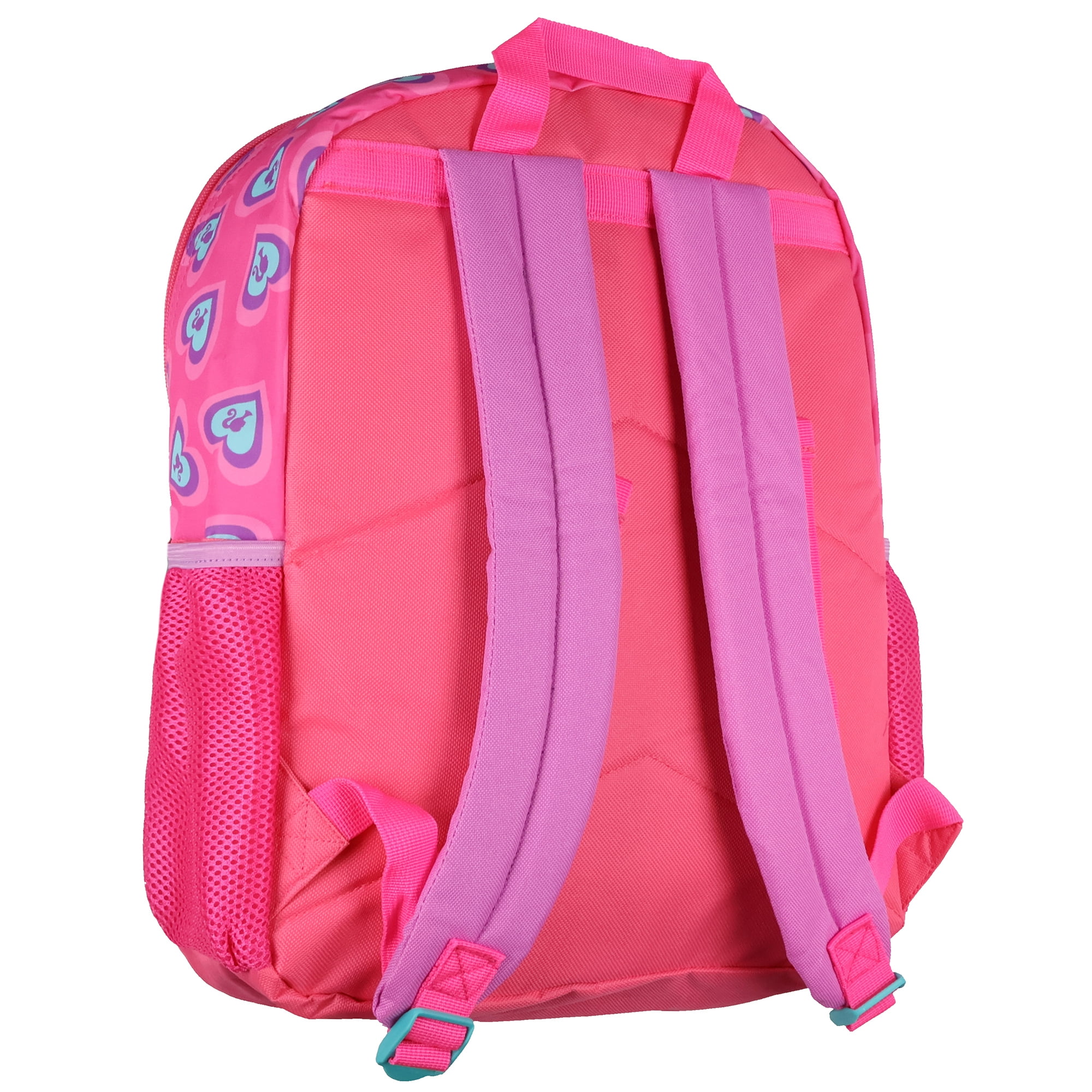 Barbie Backpack Barbie and Friends Magic Sequins 5 PC Set with Matching Lunch Box School Bookbag 16"