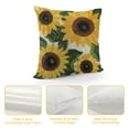 thumbnail image 4 of Nawypu  Throw Pillow Covers Cute Sunflower Decorative Pillowcases Farmhouse Pillow Cushion Cases Home Decor Square Floral Pillow Case, 4 of 5