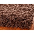 thumbnail image 3 of SAFAVIEH Harvey Solid Plush Shag Area Rug, Chocolate, 5' x 8', 3 of 5