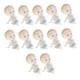 thumbnail image 1 of 12 figuras de bebés gateando, niño o niña, ideales como regalo para baby shower. Azul, 1 of 9