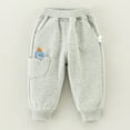 thumbnail image 5 of YTDSCS Toddler Kids Spring Fall Sweatpants Active Pants for Boys,Elastic Waist Spring Fall Trousers Baby Fleece Comfortable Casual Jogger Pants for 1-7Years, 5 of 8
