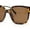 Tortoise - Brown, variant on Simple Classy Womens Chic Horn Rim Metal Brow Trim Plastic Fashion Sunglasses Black - Blue