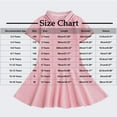 thumbnail image 3 of Girls' Short Sleeve Ruffle Dress Casual Button Closure Drop Waist School Playwear Dresses 2-16 Years, 3 of 5