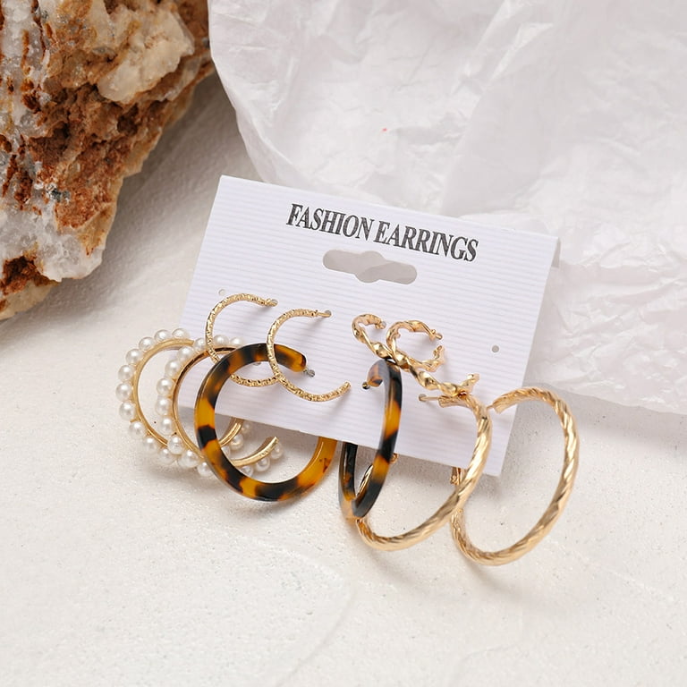 Walmart pearl earrings set store