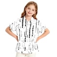 thumbnail image 3 of Abcomgle Boys Polo Shirt Size 7 Short Sleeve Pique Polo Shirt Button Down Striped School Uniform Shirts Basic Collared Dress Shirts for Boys, 3 of 8