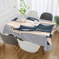 thumbnail image 4 of SKYSONIC 60"x120" Square Tablecloth with Dress Girl Prints, Anti-Wrinkle and Smooth Table Cloth for Kitchen/Home Party Decoration, 4 of 7