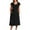 B Black, variant on Women's 2026 Lightweight Summer Dresses Elegant Classy Ruffle Sleeve Scoop Neck Maxi Dress Formal Cocktail Wedding Guest Dress Black S