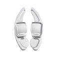 thumbnail image 1 of Steering Wheel Shift Paddles Gear Shift Extension For Golf Suncool Sprint Myrtle Sienna , Silver, 1 of 5