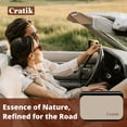 thumbnail image 6 of Car Air Freshener - Stone Air Freshener - Car Odor Eliminator for Visor Clip- Natural Scent Starter Kit, Vehicle Scent Diffuser for Cabin, Truck & SUV (Amber/Starter Kit), 6 of 8