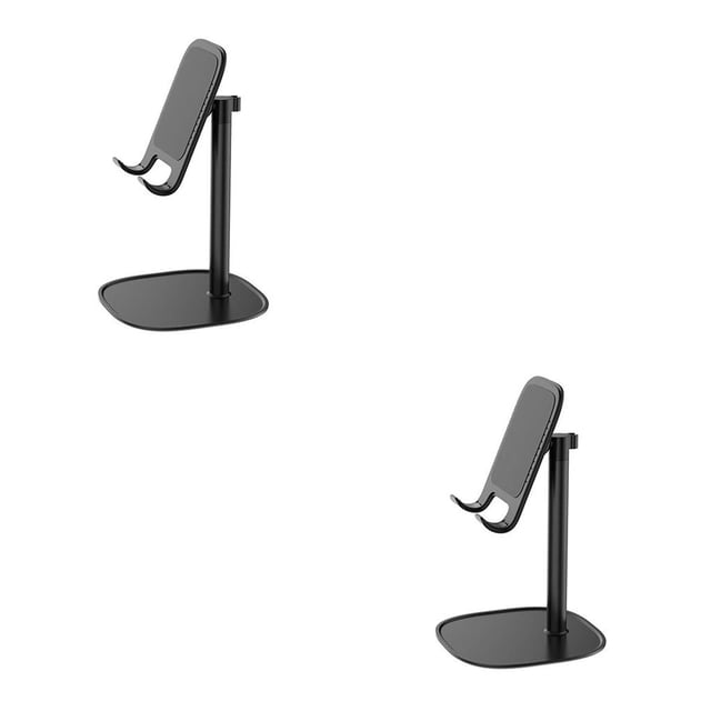 Seitruly Gran oferta, soporte Universal para teléfono y tableta, escritorio para iPhone, soporte para tableta de escritorio para teléfono negro 2piezas