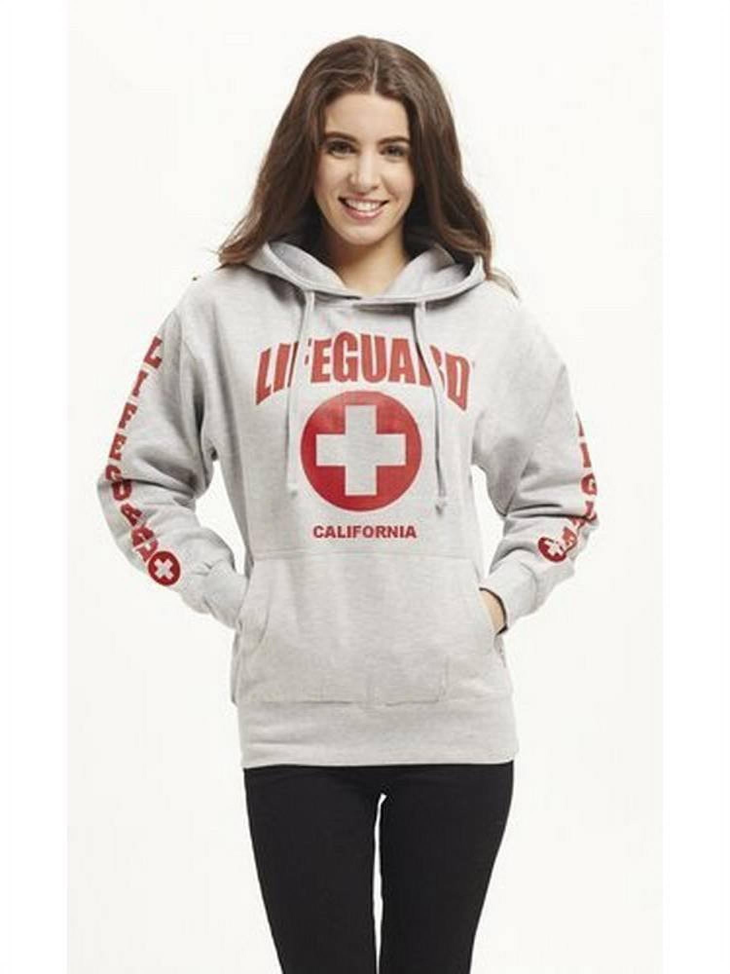 Lifeguard Officially Licensed Ladies California Hoodie Sweatshirt Apparel for Women, Teens and Girls Grey, Women's, Size: Medium