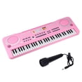 thumbnail image 1 of Piano Eléctrico De 61 Teclas Para Niños Con Micrófono, Teclado Eléctrico Multifuncional, Juguete De Piano Musical Para Niños Kearding EL013370-02, 1 of 4